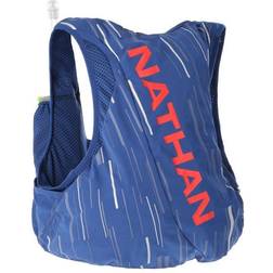 NATHAN Pinnacle 4L Trail running backpack Men's Estate Blue Ribbon Red M