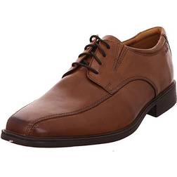 Clarks (UK 8.5, Dark Tan (Brown) Mens Formal Shoes Tilden Walk Fit