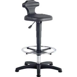 bimos Operator's chair, for workshops and offices, height adjustment range 510 780 mm, with foot ring