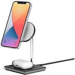 Native Union Snap Magnetic 2-In-1 Wireless Charging Stand Black Black