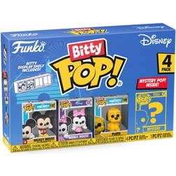 Funko Bitty Pop! Disney: Mickey Mouse, Minnie Mouse & Pluto 4-Pack
