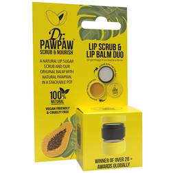 Dr. PawPaw Scrub &amp; Nourish Lip Scrub &amp; Lip Balm Duo