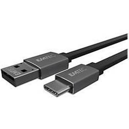 Emtec ECCHAT700TC T700 USB-A to Type-C Cable Black