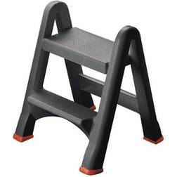 VFM Folding Step Black Seating Stool