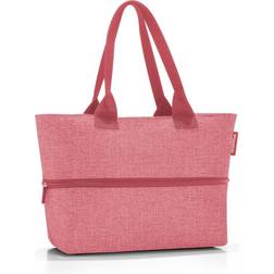 Reisenthel Shopper E1, Expandable 2-in-1 Tote, Converts from Handbag to Oversized Carryall, Twist Berry