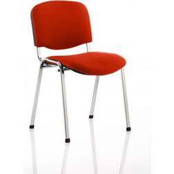 Dynamic ISO Chrome Frame Bespoke Colour Kitchen Chair