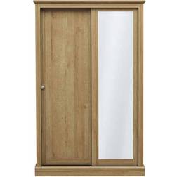 LPD Furniture Door Sliding Mirrored Wardrobe 114x182cm