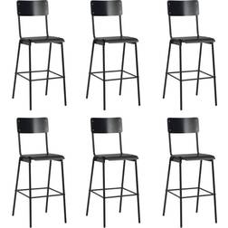 vidaXL Chairs 6 Bar Stool 6pcs