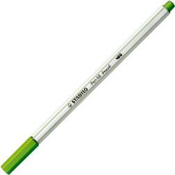 Stabilo Pen 68 Brush Felt Tip Pen 1-3mm Light Green 568/33 Single