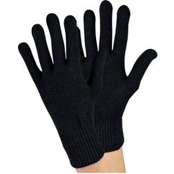 Sock Snob Knitted Magic Thermal Wool Gloves - Black
