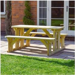 Rutland County Garden Furniture Tinwell 4ft Rounded L122
