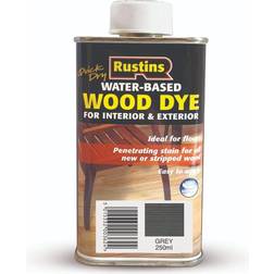 Rustins Quick Wood Dye White, Grey 0.25L