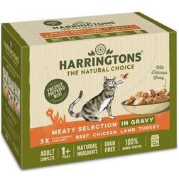 Harringtons Wet Cat Food Meaty Gravy