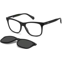 Polaroid Eyeglasses PLD 6202/CS with Clip-on 807/M9