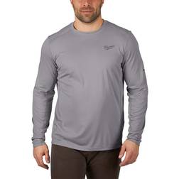 Milwaukee WORKSKIN Lightweight Performance Shirt Long Sleeve Gray