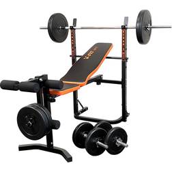V-Fit STB09-1 Weight Bench Set 50kg