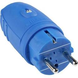 as - Schwabe 62401 Safety plug Rubber 230 V Blue IP44