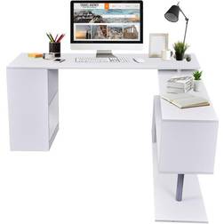Homcom L-Shaped Writing Desk 120x140cm