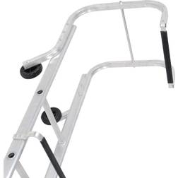 Loops 17 Rung Roof Ladder & Ridge Safety Hook Single Section 4.3m Tile Grip Steps