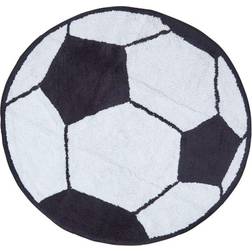 Homescapes Cotton Tufted Washable Football Children