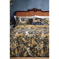 Paoletti Cotton 200 Thread Count Duvet Cover Blue, Yellow