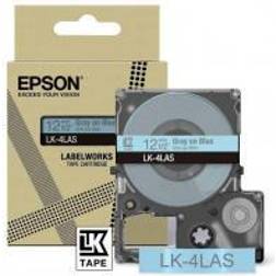 Epson LK-4LAS Gray on Soft Blue Tape Cartridge 12mm