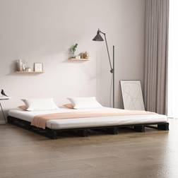 vidaXL Solid Wood Pine Bed Frame Bed