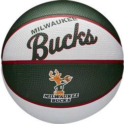 Wilson Milwaukee Bucks NBA Team Retro Mini Basketball Mini