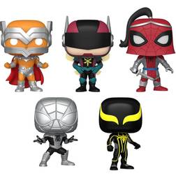 Funko POP Marvel: Year of the Spider- 5 pack Spider-Man Amazon Exclusive