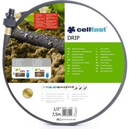 Cellfast 7,5m Garden Weeping Drip Irrigation Watering Hosepipe 7,5/15m, Fits