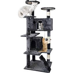 FoxHunter 54" Multi-Level Cat Tree Tower CAT001