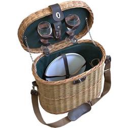 Ramblers Fitted Picnic Basket Green