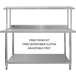 Kukoo 6ft Catering Bench with Book Shelf