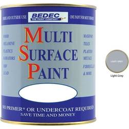 Bedec Multi Surface Paint Satin Grey