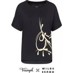 Triumph Shirt Top Slate Gray Thermal Mywear Homewear für Frauen