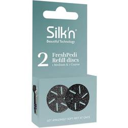 Silk'n FreshPedi Medium & Coarse Replacement Heads For Electronic Foot File