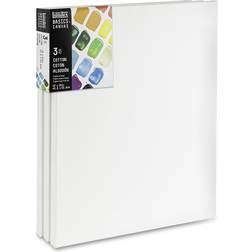 Liquitex BASICS Stretched Canvas 16 in. x 20 in. pack of 3
