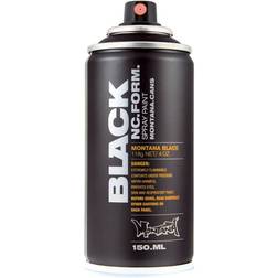 Montana Cans BLACK 150ml Spray Color Outline Silver