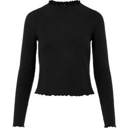 Pieces Babylock Sewed Long Sleeve Top - Black