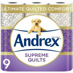 Andrex Supreme Quilts Toilet Rolls Fragrance-Free 3 Super Soft