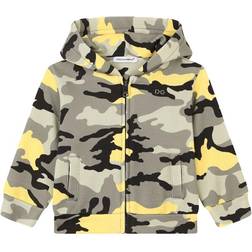 Dolce & Gabbana Baby Camouflage Hoodie, 12M MULTI-COLOURED