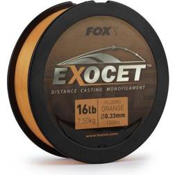 Fox Exocet Fluoro Orange Mono 0.33mm 16Lb 7.5Kg 1000M