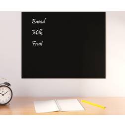 vidaXL black, 50 Wall-mounted Magnetic Board Tempered Glass Black/White