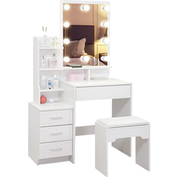 TUKAILAi Vanity Makeup Desk Set Dressing Table 39.9x56.9cm