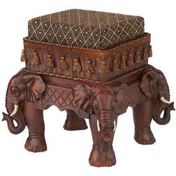 Design Toscano The Maharajah's Elephants Seating Stool