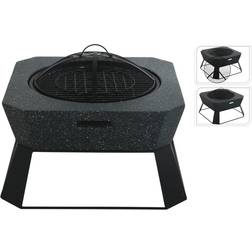 ProGarden Fire Bowl with Grill Square