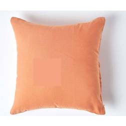 Homescapes Burnt European Linen Pillow Case Orange