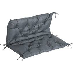 OutSunny 2 Seater Chair Cushions Grey