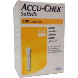 Accu-Chek Softclix Lancets 0.4mm/28 Gauge 200