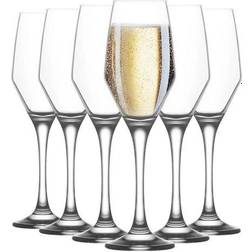 LAV 230ml Clear Ella Tulips Champagne Glass